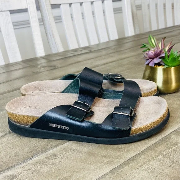 Mephisto Harmony Slide Sandals Women's Size 39 - Picture 2 of 8